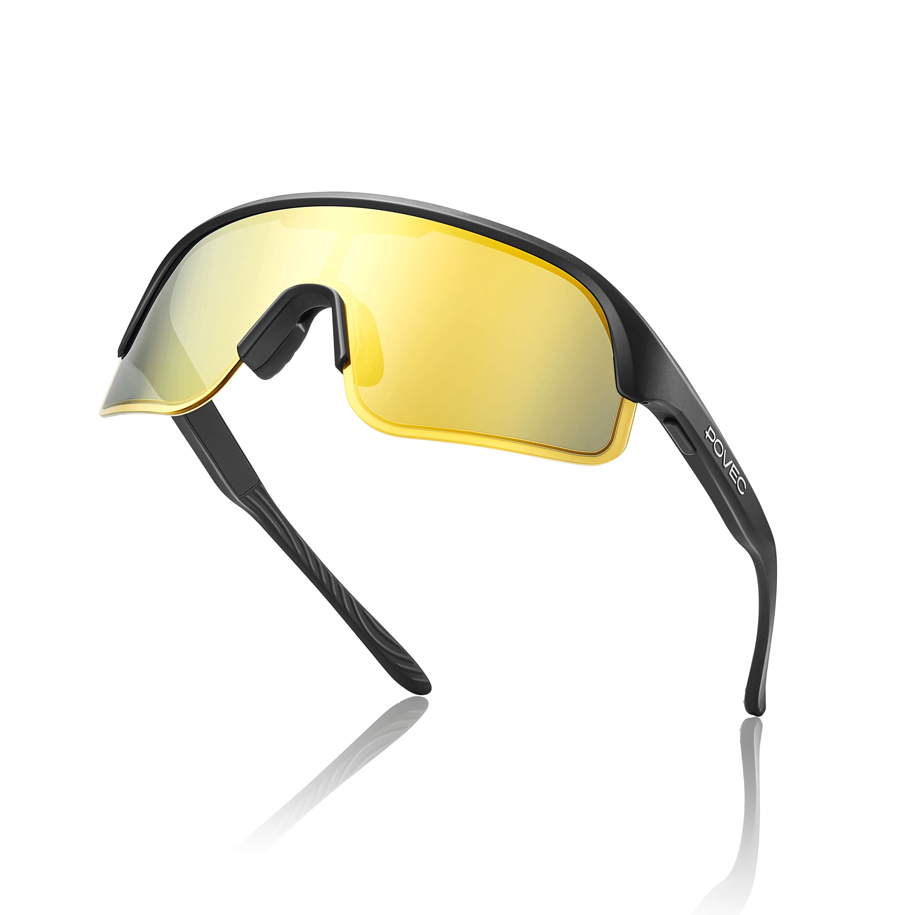 POVEC C1 Sunglasses(Matte Black)