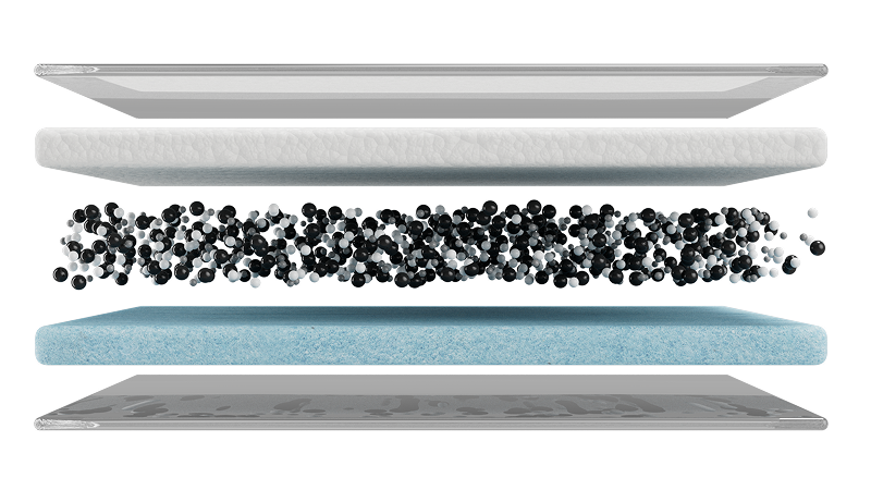 Electrochromic layering diagram